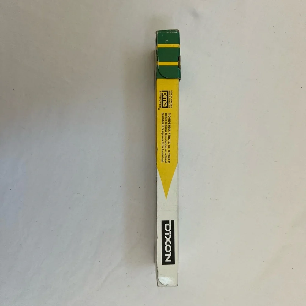 8 Dixon Ticonderoga 1388 Pencils 2 5/10 Medium Vintage USA
